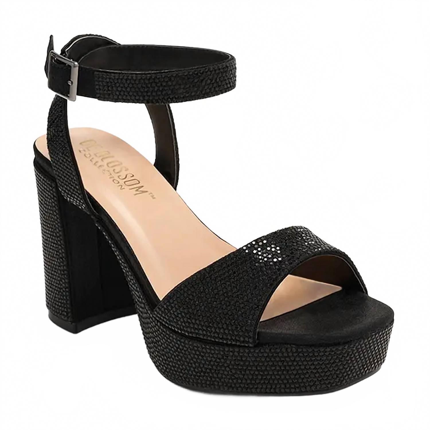 New De Blossom Collection Women's Anya Platform Heel In Black